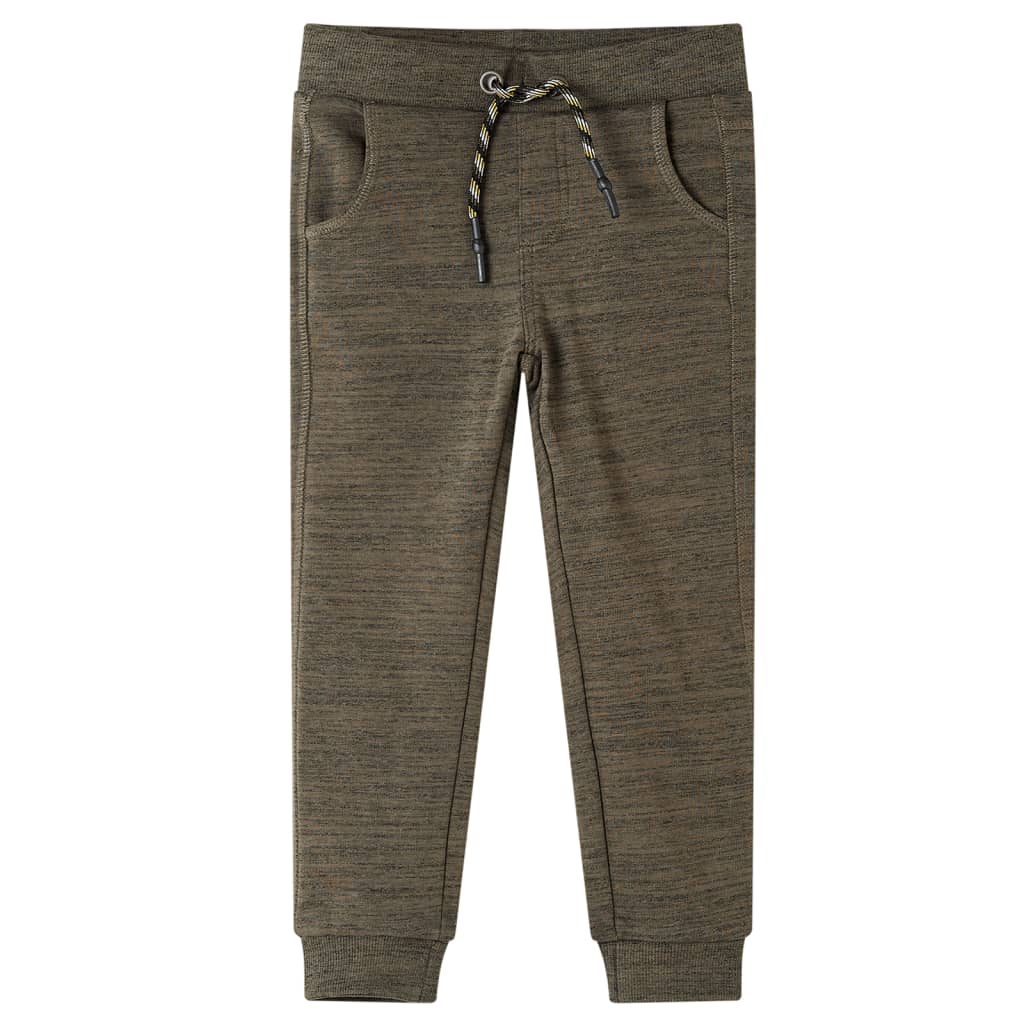 Pantalon de survêtement pour enfants mélange kaki 92