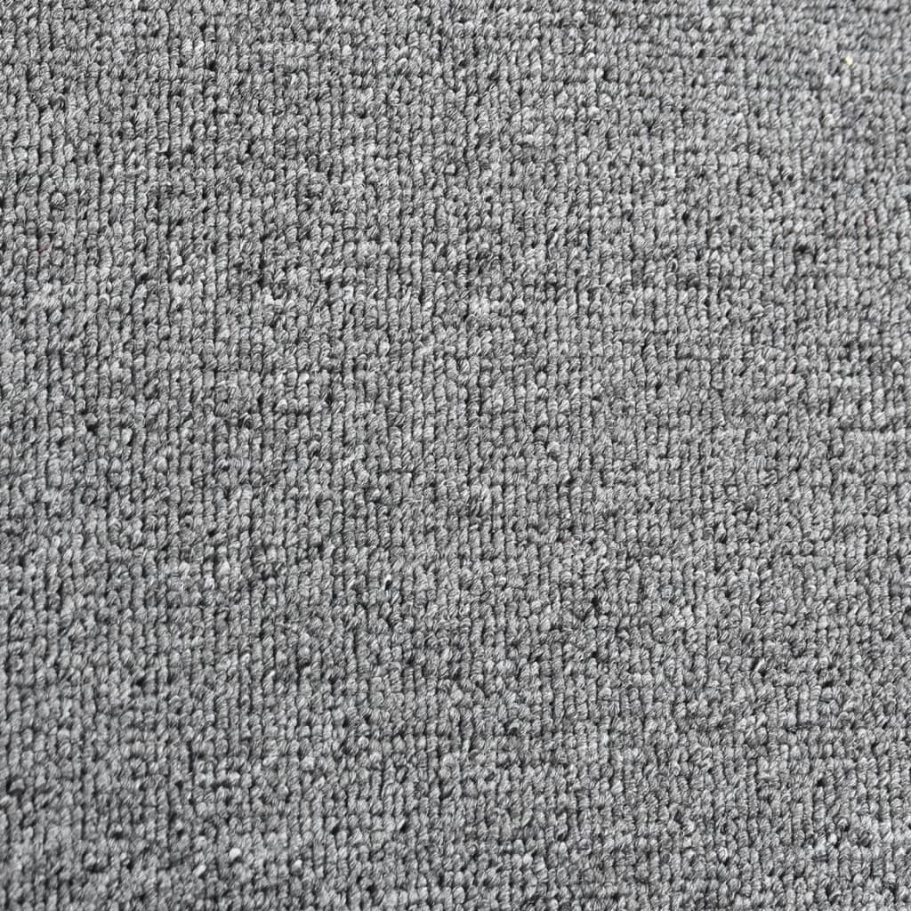 vidaXL Tapis de couloir Gris foncé 50x150 cm