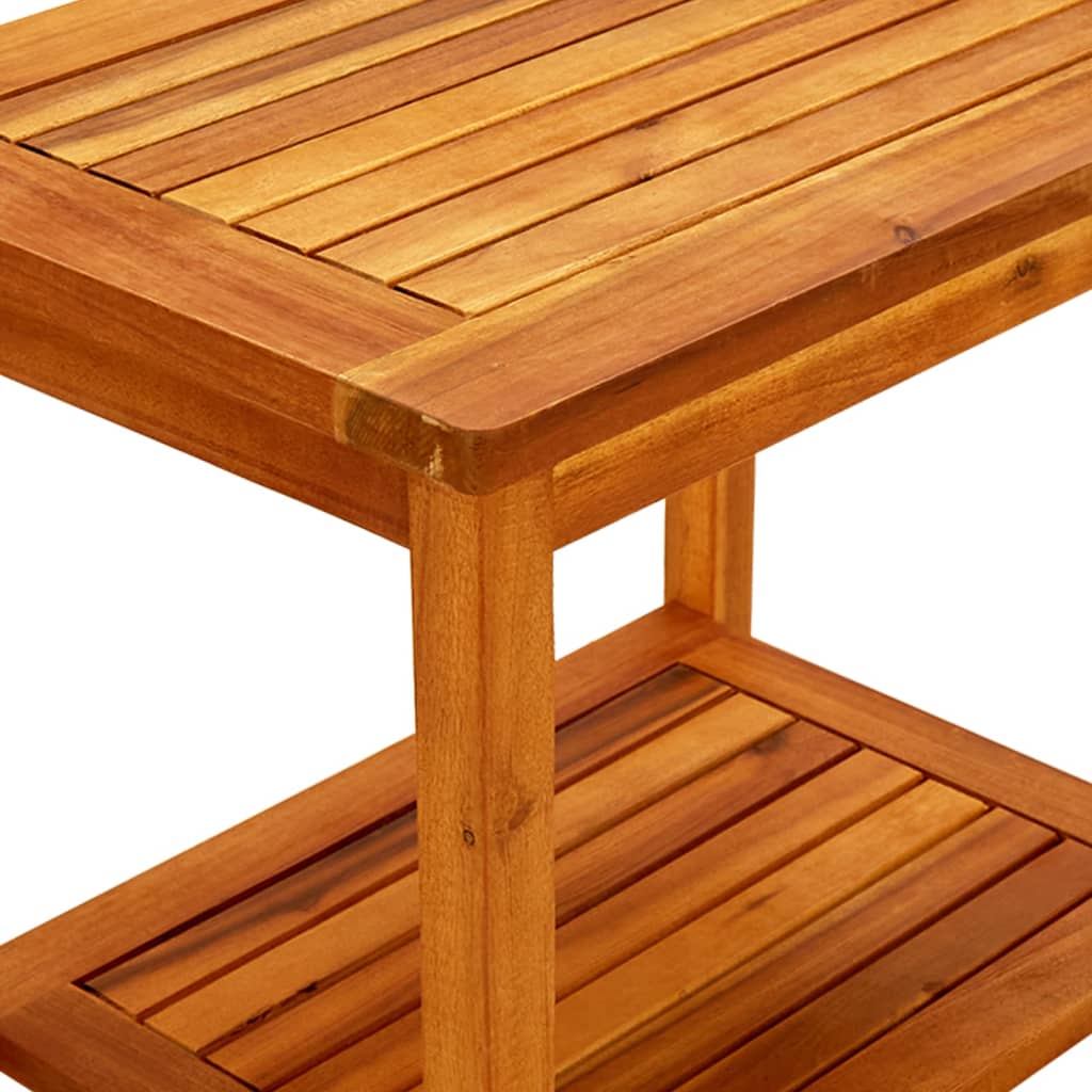 vidaXL Table basse 50x35x45 cm Bois d'acacia solide