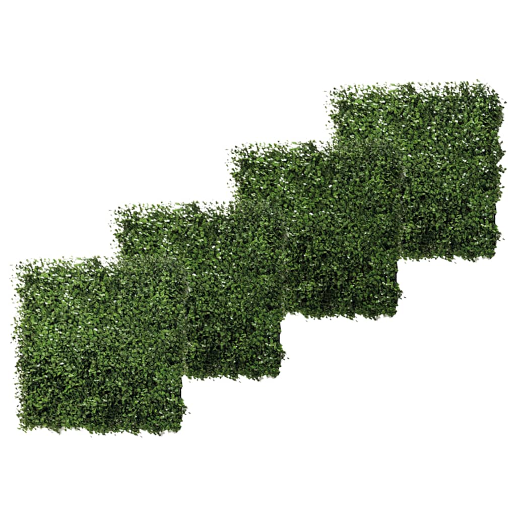 Emerald Tapis artificiel d'herbe Buis 4 pièces Vert 50 x 50 cm 417980