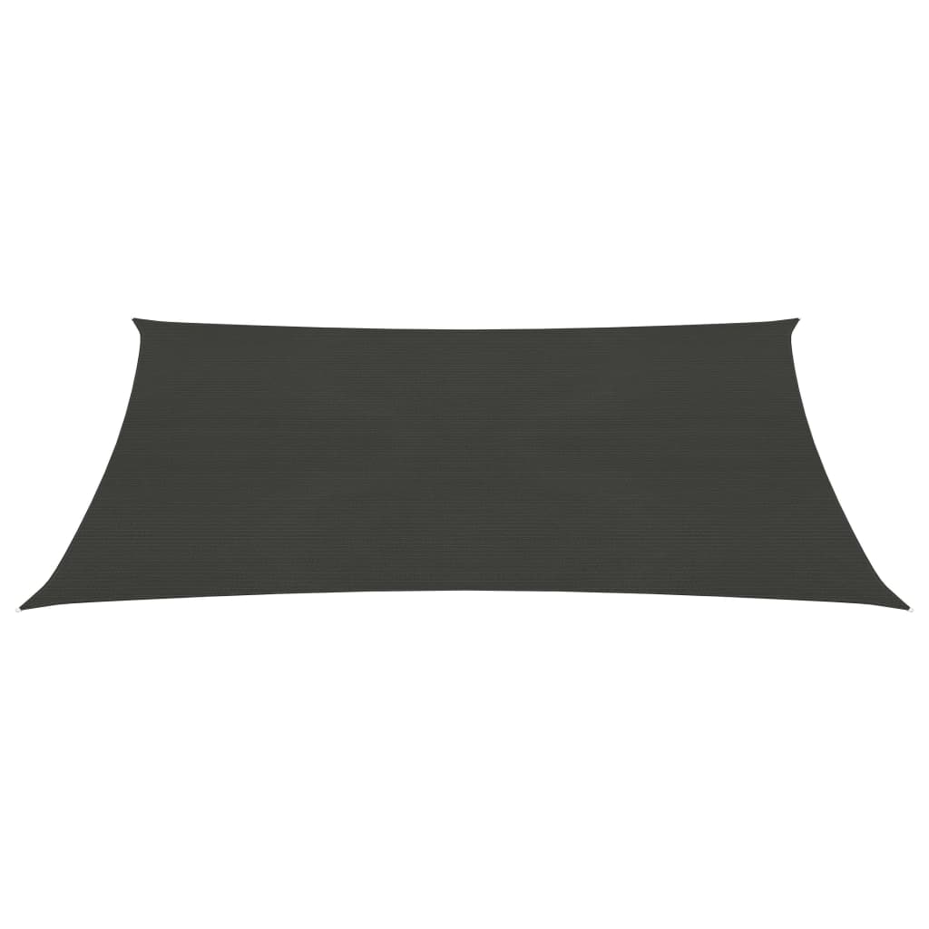 vidaXL Voile d'ombrage PEHD 2x3,5 m Anthracite