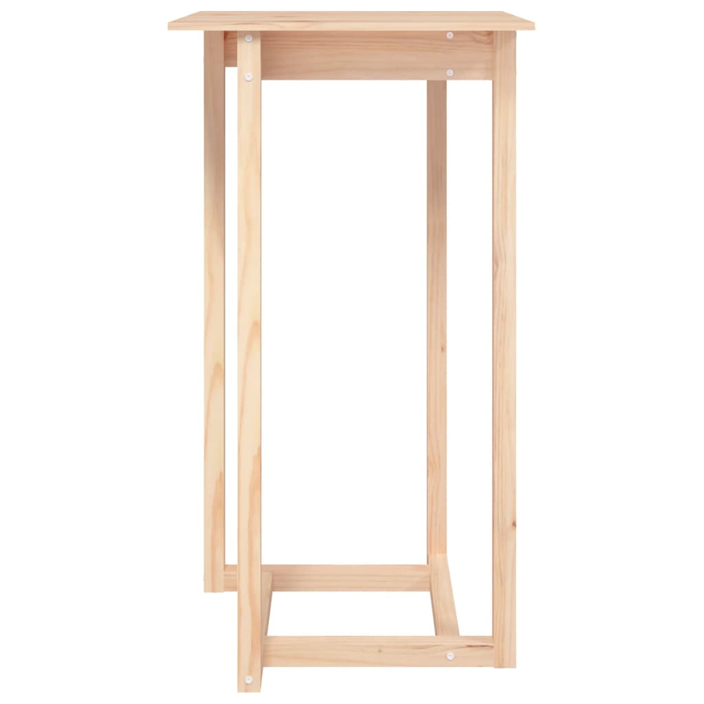 vidaXL Ensemble de bar 3 pcs Bois de pin massif