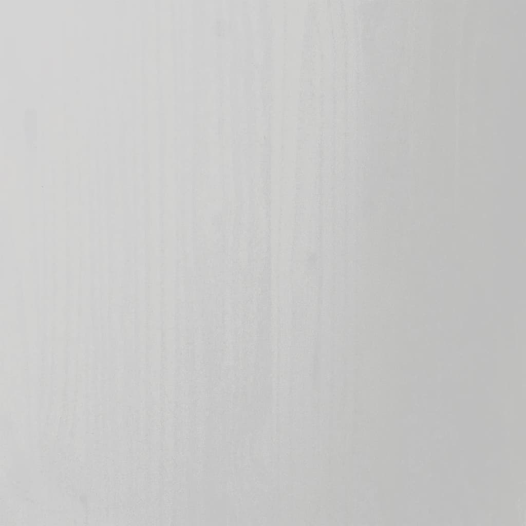 vidaXL Armoire roulante avec tiroirs MOSS blanc bois de pin solide