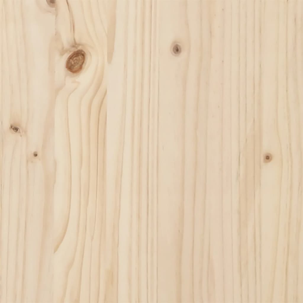 vidaXL Cadre de lit et tête de lit 100x200 cm bois de pin massif