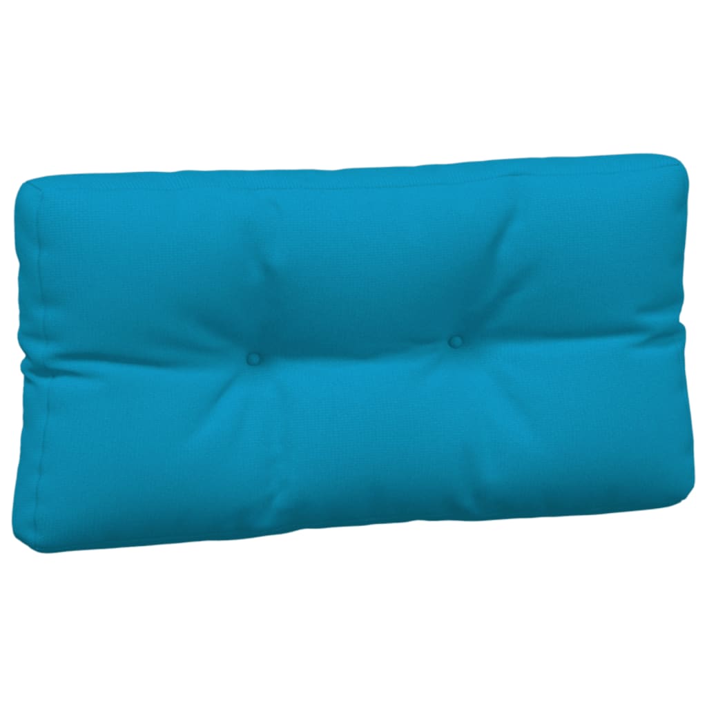 vidaXL Coussins de palette lot de 5 bleu tissu