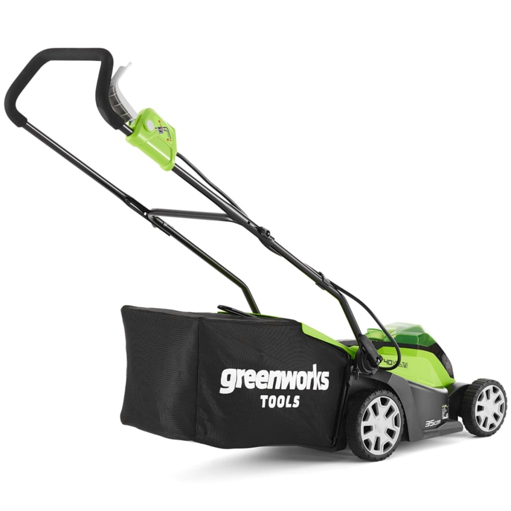 Greenworks Tondeuse à gazon sans batterie 40 V G40LM35 2501907