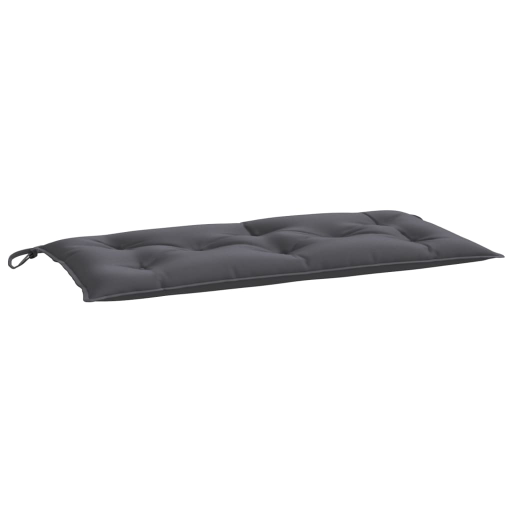 vidaXL Coussin de banc de jardin anthracite 110x50x7 cm tissu oxford