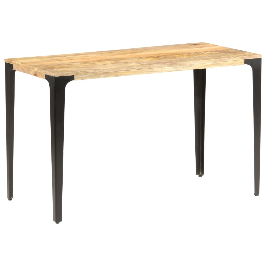 vidaXL Table de salle à manger 120x60x76 cm Bois solide de manguier