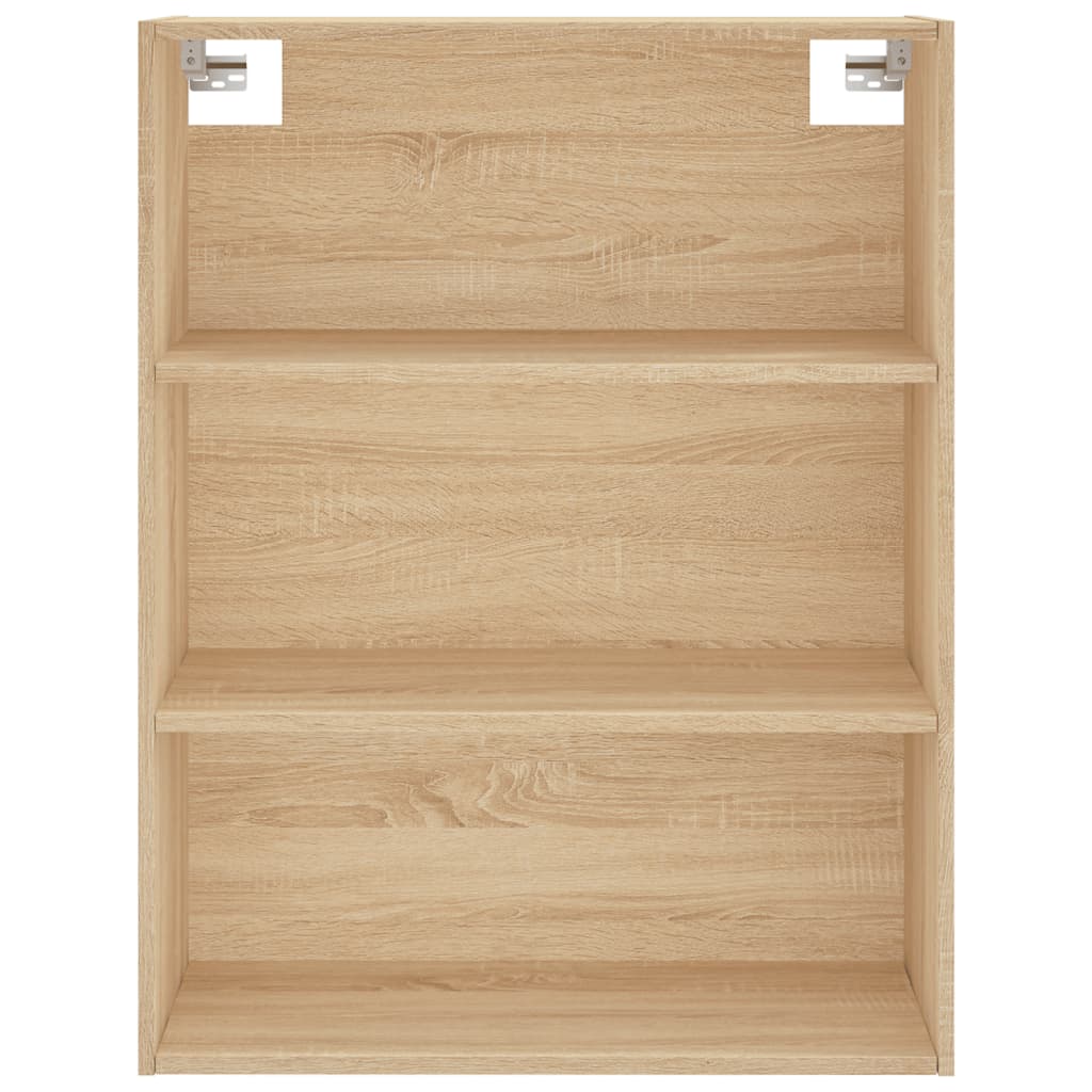 vidaXL Buffet haut Chêne sonoma 69,5x34x180 cm Bois d'ingénierie