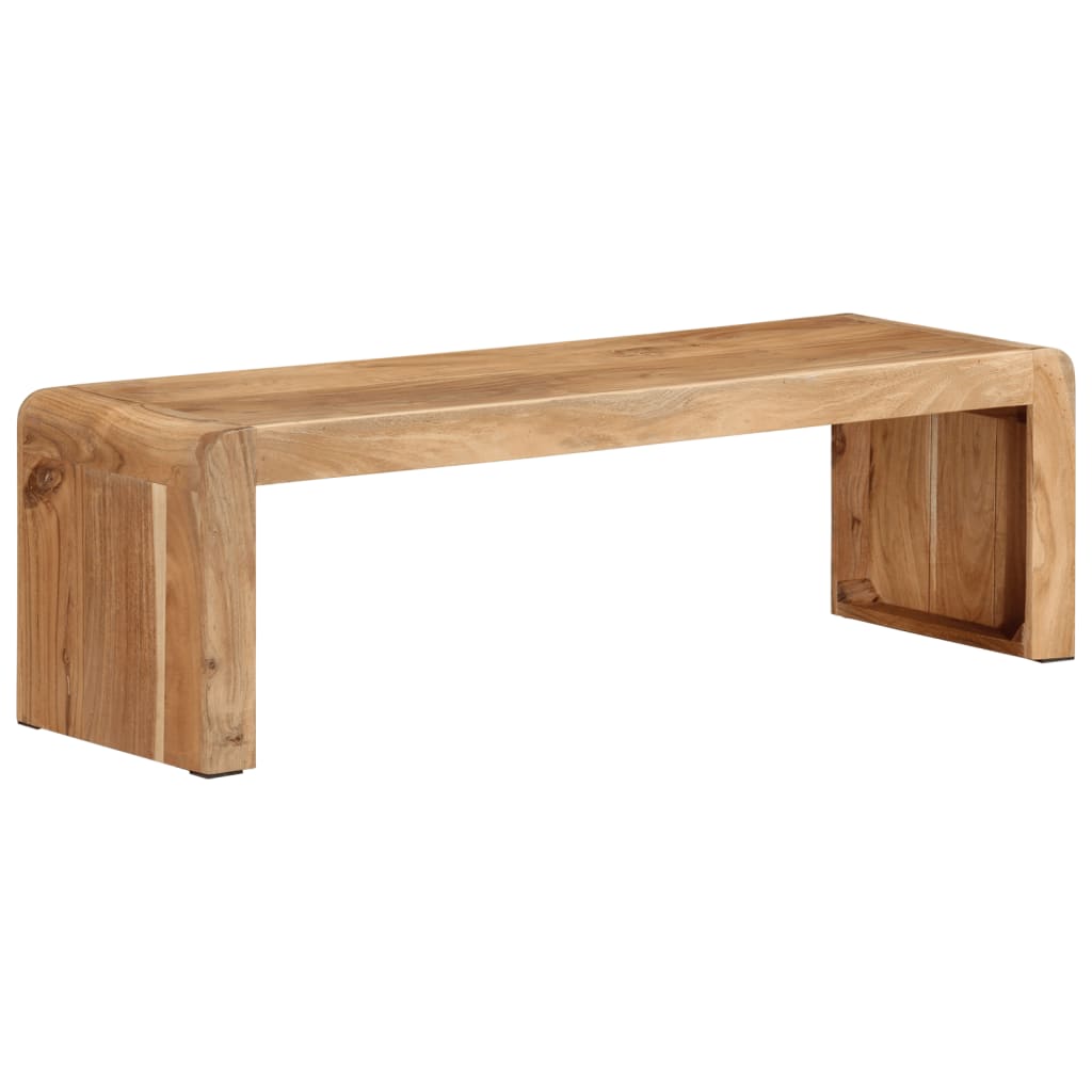 vidaXL Meuble TV 110x33x33 cm bois d'acacia massif