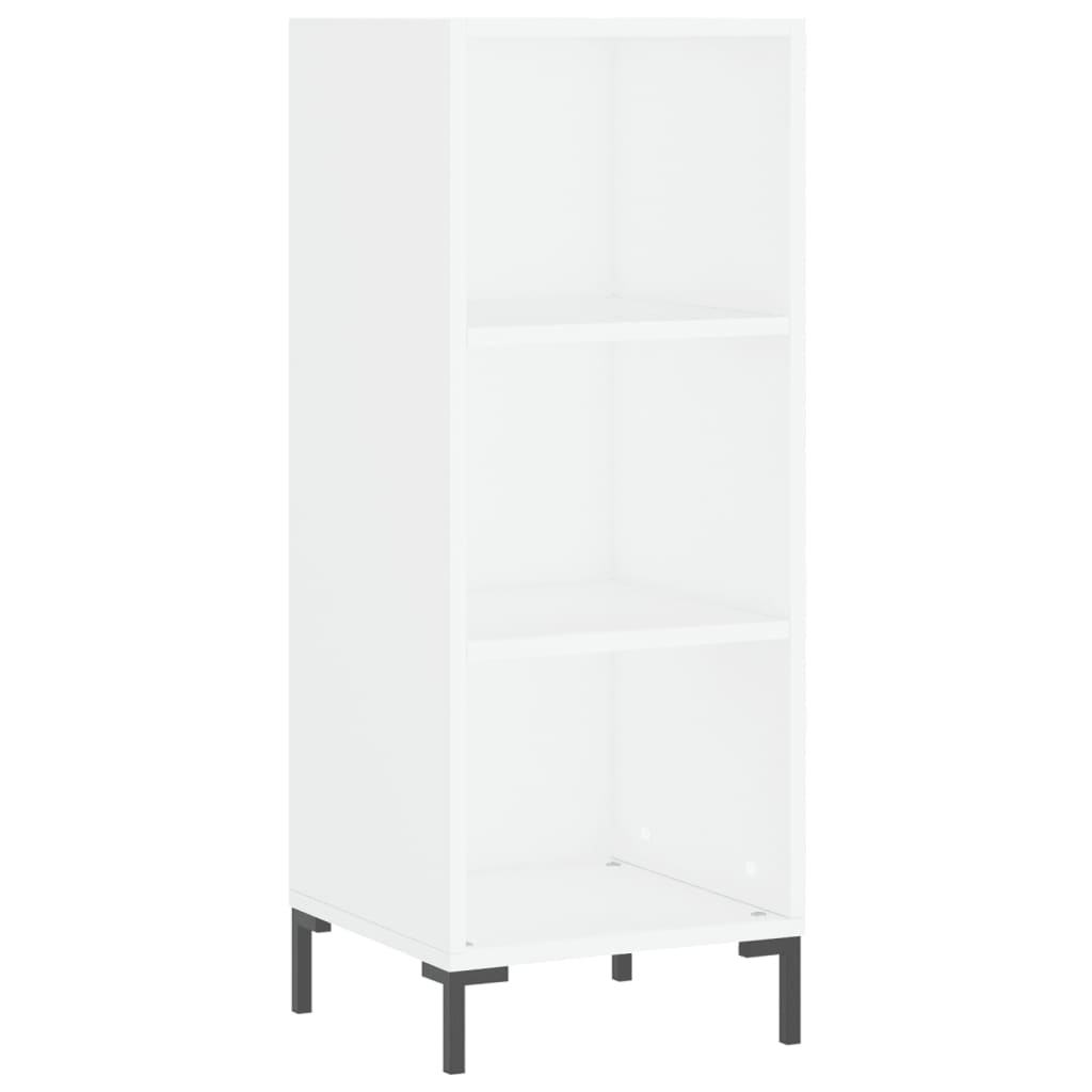 vidaXL Buffet blanc 34,5x32,5x90 cm bois d'ingénierie