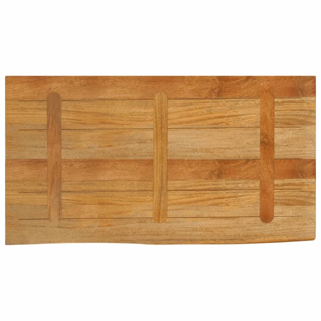 vidaXL Dessus de table à bord vivant 110x60x3,8cm bois massif manguier