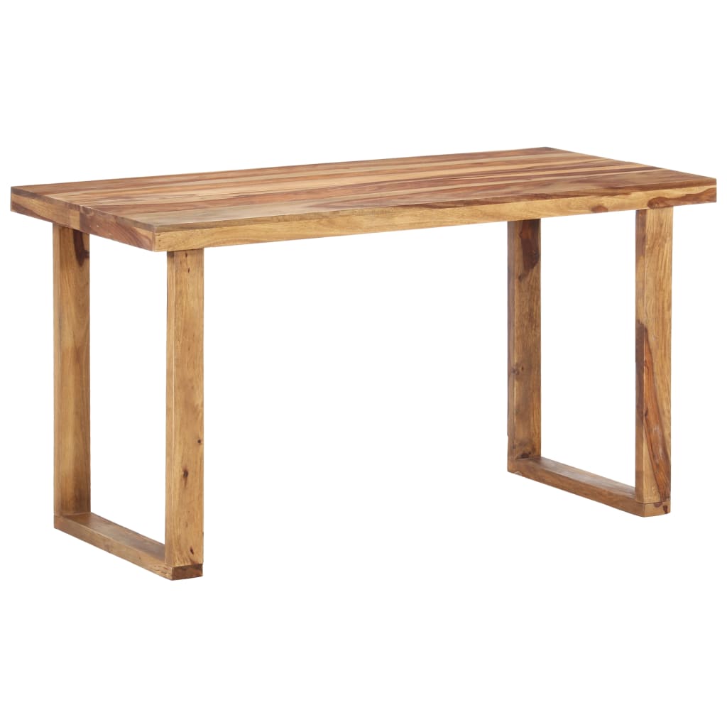 vidaXL Table de salle à manger 140x70x76 cm Bois solide