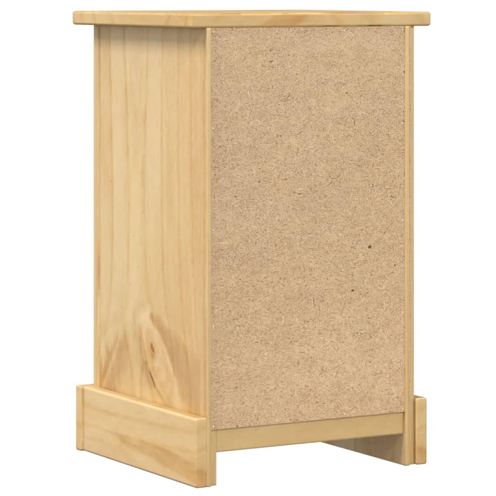 vidaXL Table de chevet Corona 35x32,5x58 cm bois de pin massif