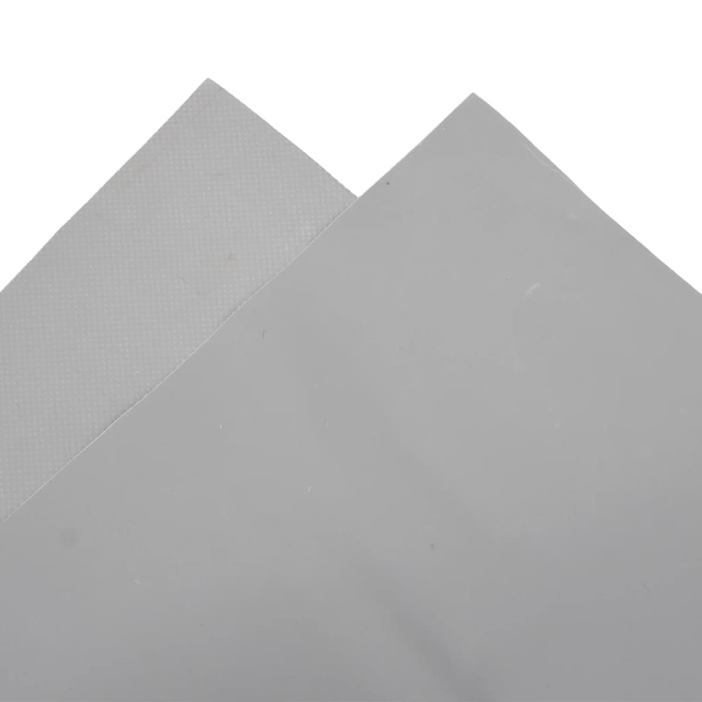 vidaXL Bâche gris 1x2,5 m 650 g/m²