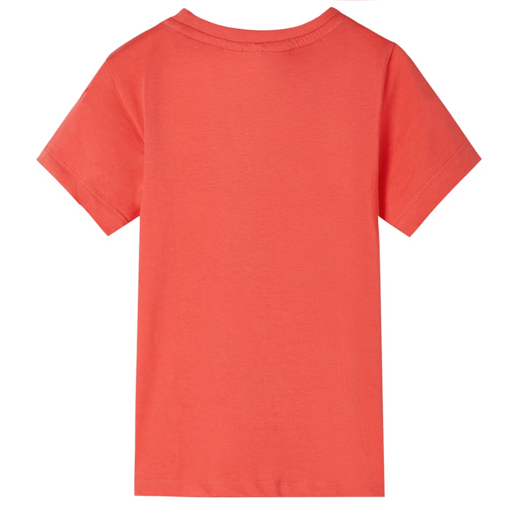 T-shirt enfants à manches courtes rouge clair 92