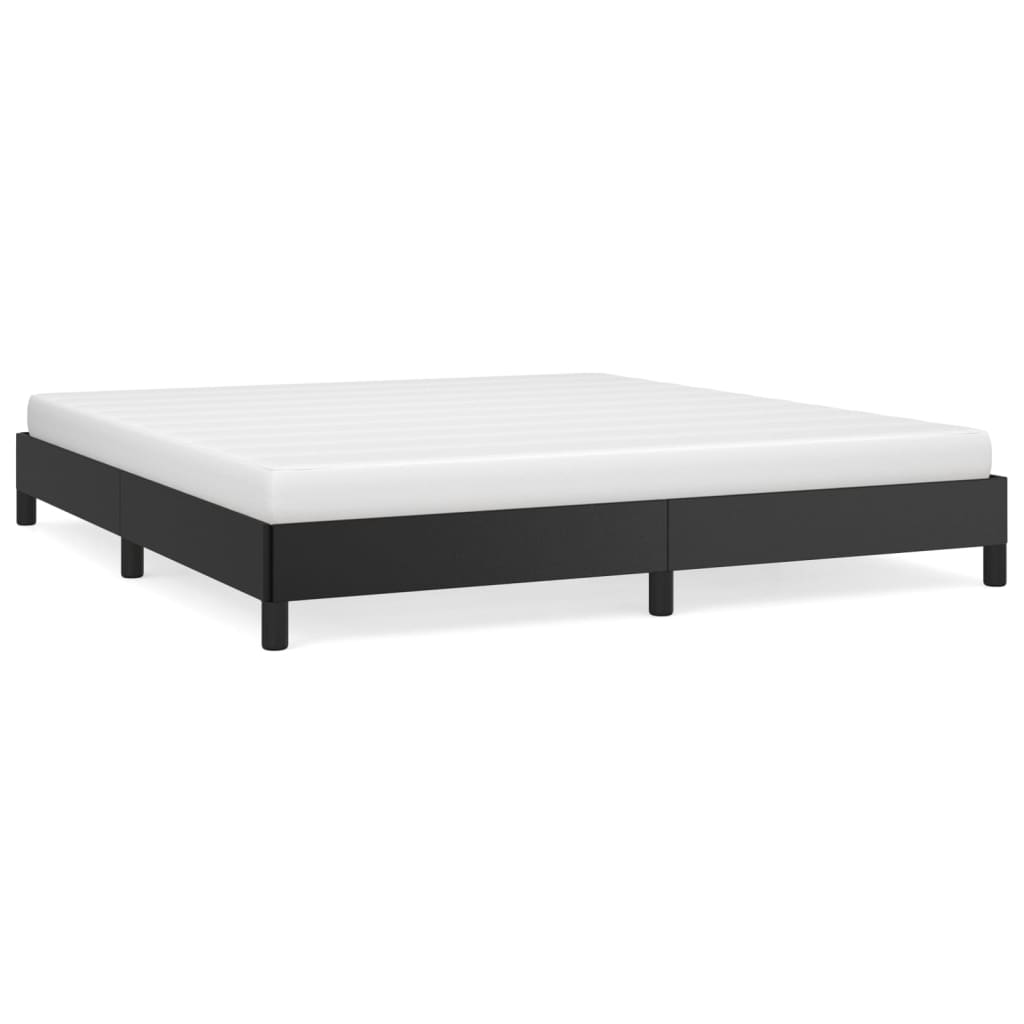 vidaXL Cadre de lit sans matelas noir 160x200 cm similicuir