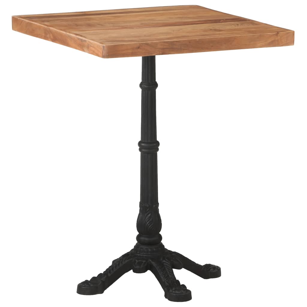 vidaXL Table de bistro 60x60x76 cm Bois d'acacia massif