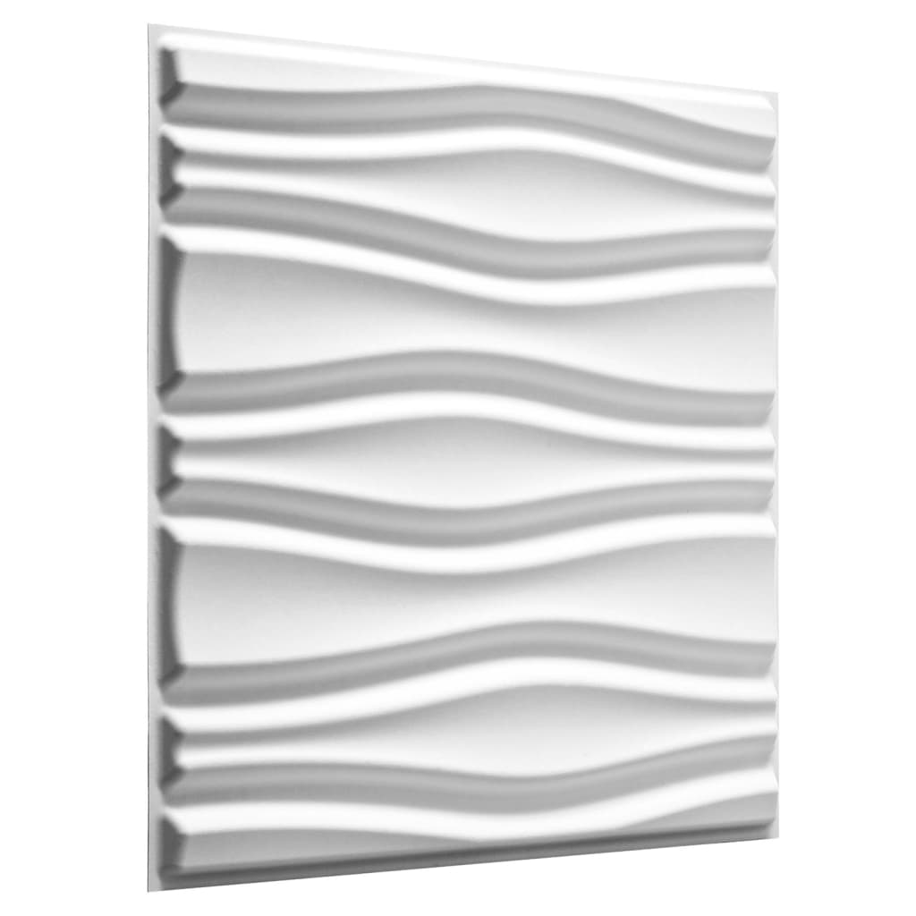 WallArt Panneaux muraux 3D Flows 12 pcs GA-WA14