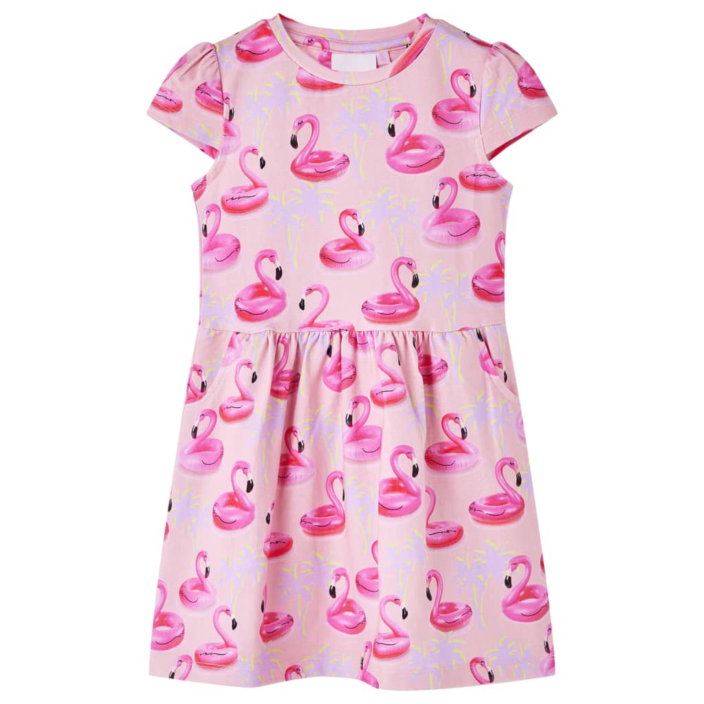 Robe pour enfants rose clair 140