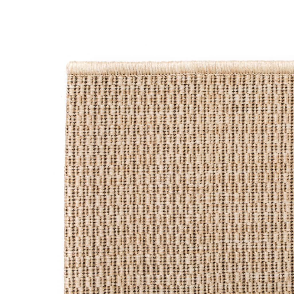vidaXL Tapis aspect sisal intérieur/extérieur 80x150 cm beige