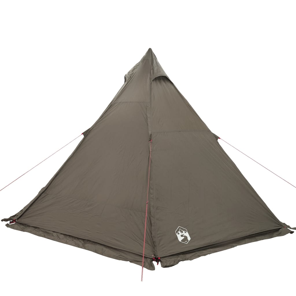 vidaXL Tente familiale tipi 6 personnes marron imperméable