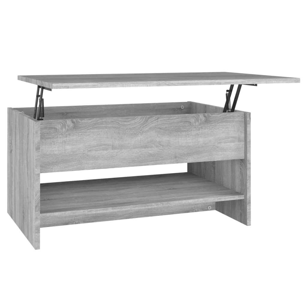 vidaXL Table basse Sonoma gris 80x50x40 cm Bois d'ingénierie