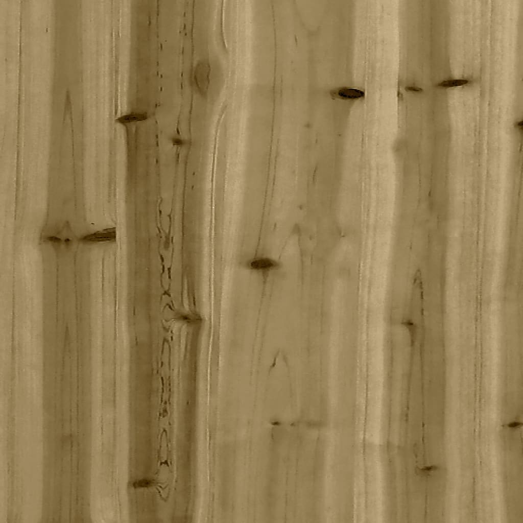 vidaXL Canapé central 120x80 cm bois de pin imprégné