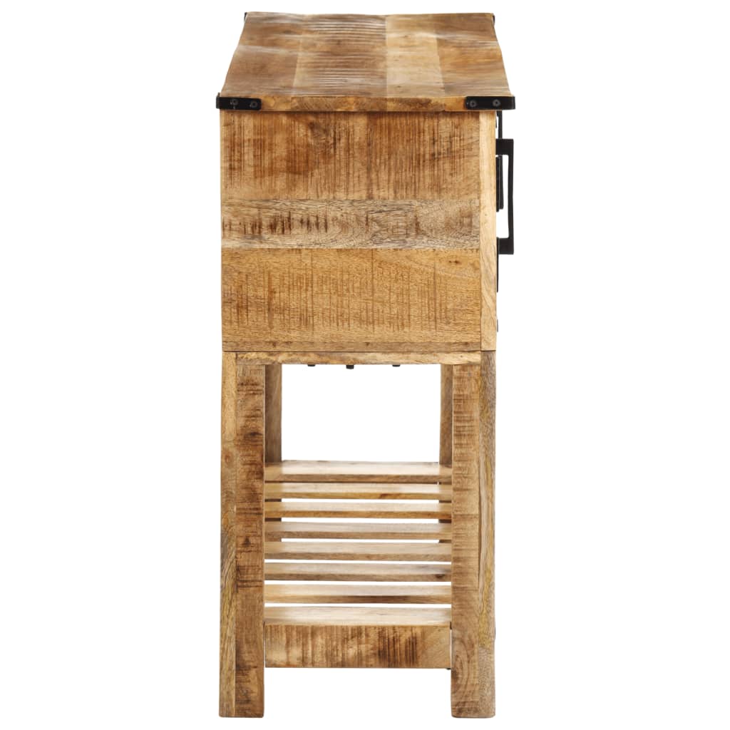 vidaXL Table console 100x35x75 cm bois de manguier massif