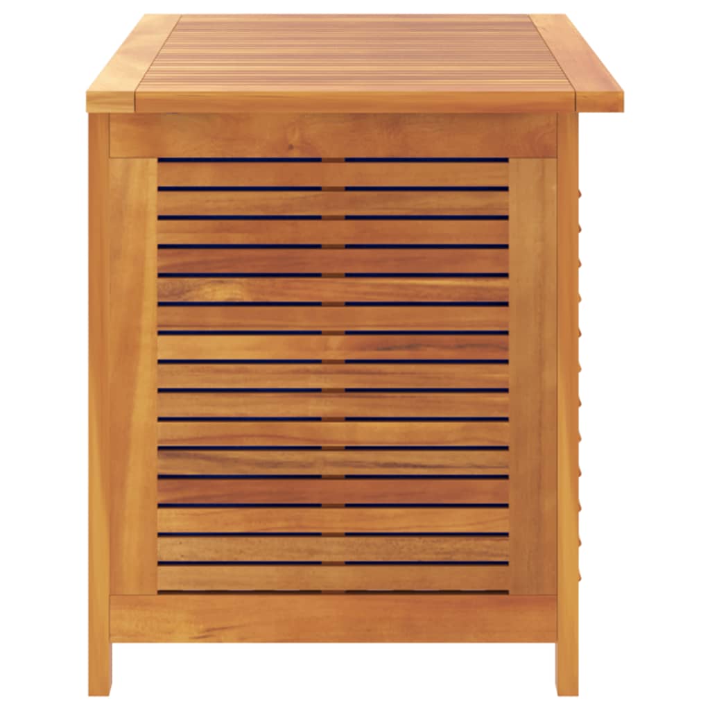 vidaXL Boîte de rangement de jardin persiennes 90x50x56 cm bois acacia