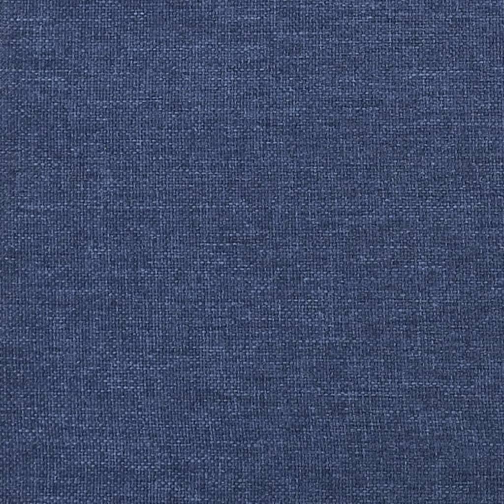 vidaXL Repose-pied Bleu 78x56x32 cm Tissu