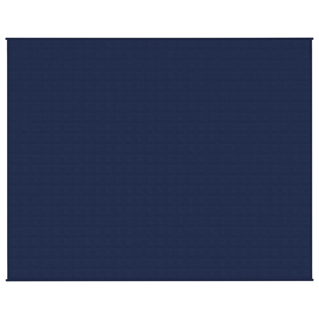 vidaXL Couverture lestée Bleu 235x290 cm 15 kg Tissu