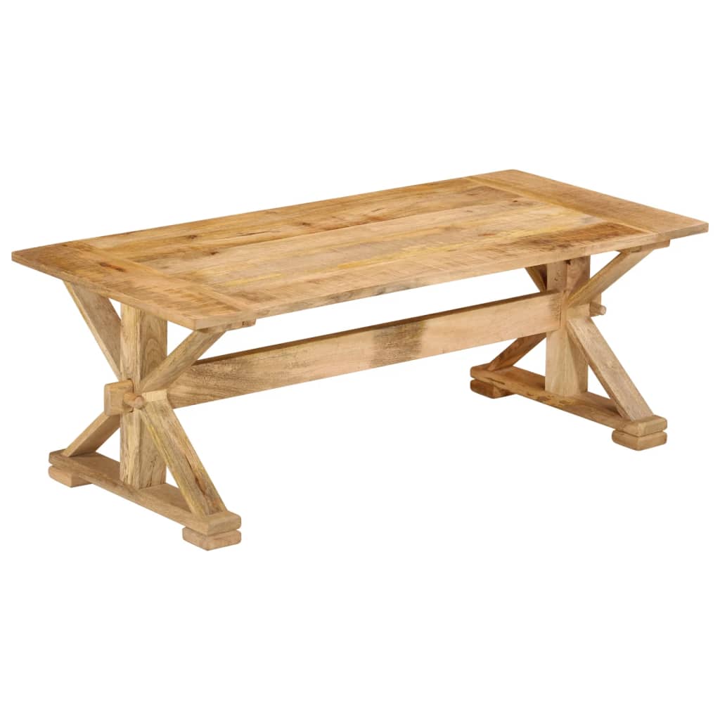 vidaXL Table basse 110x52x40 cm bois de manguier massif