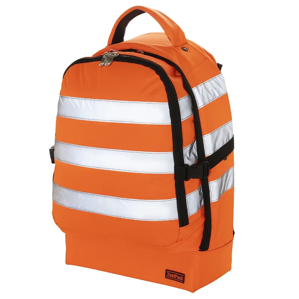 Toolpack Sac à dos à outils haute visibilité Guard Orange et noir