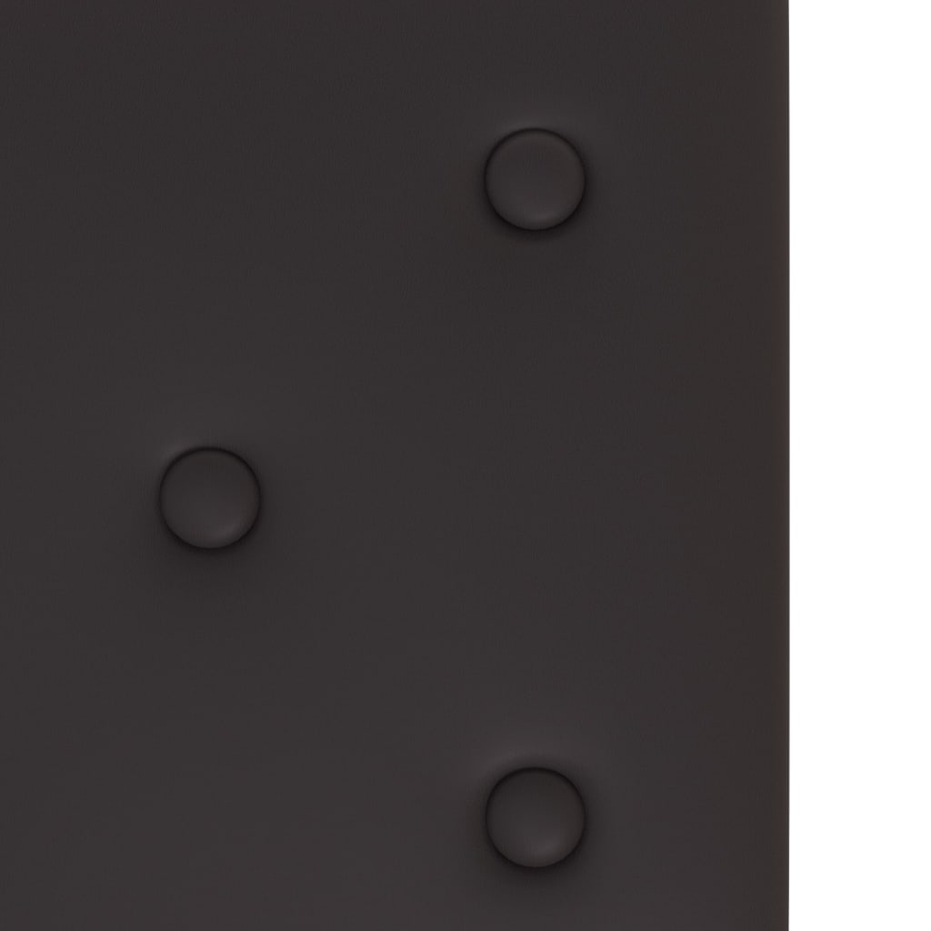 vidaXL Panneaux muraux 12 pcs Noir 60x30 cm Similicuir 2,16 m²