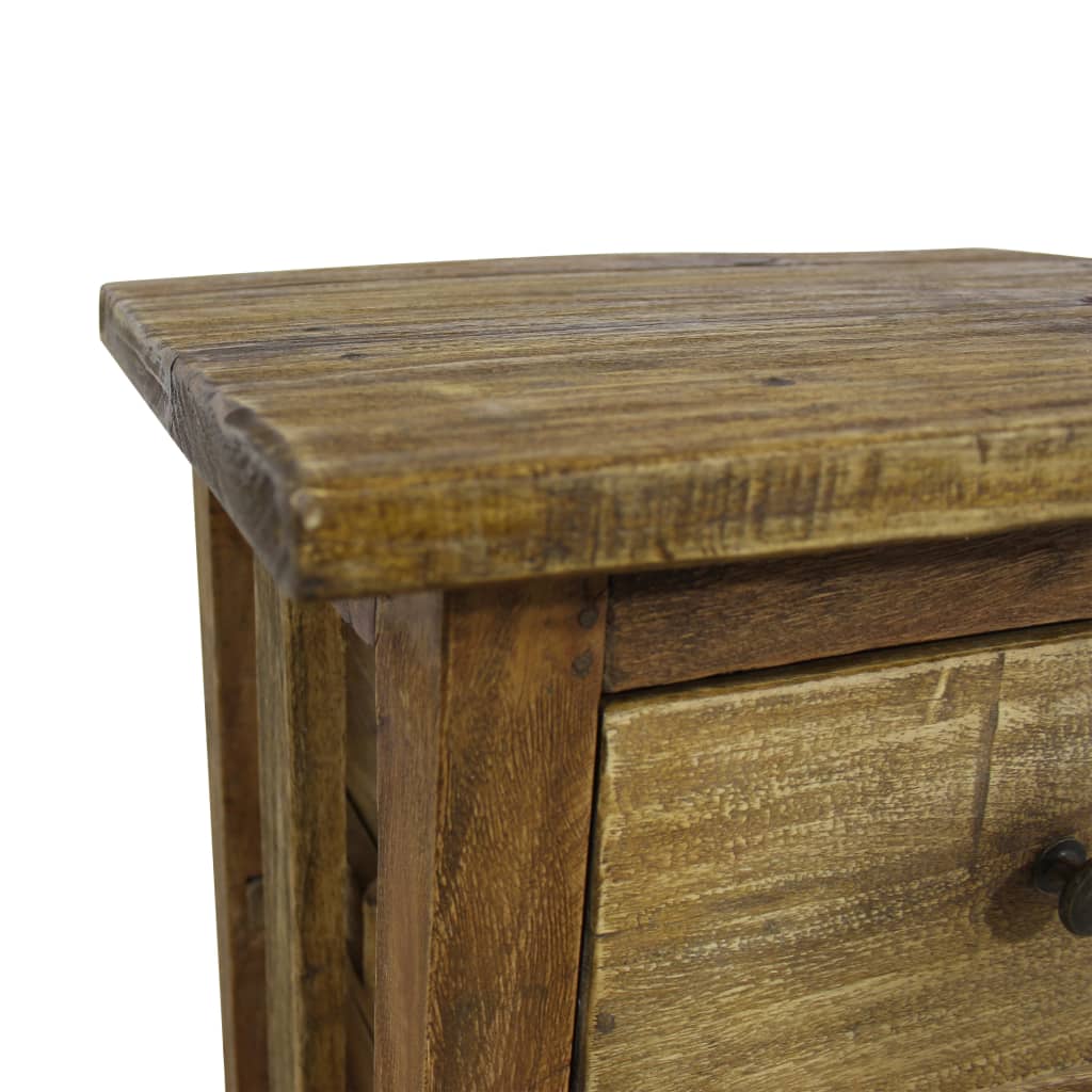 vidaXL Table de chevet Bois de récupération massif 40x30x51 cm