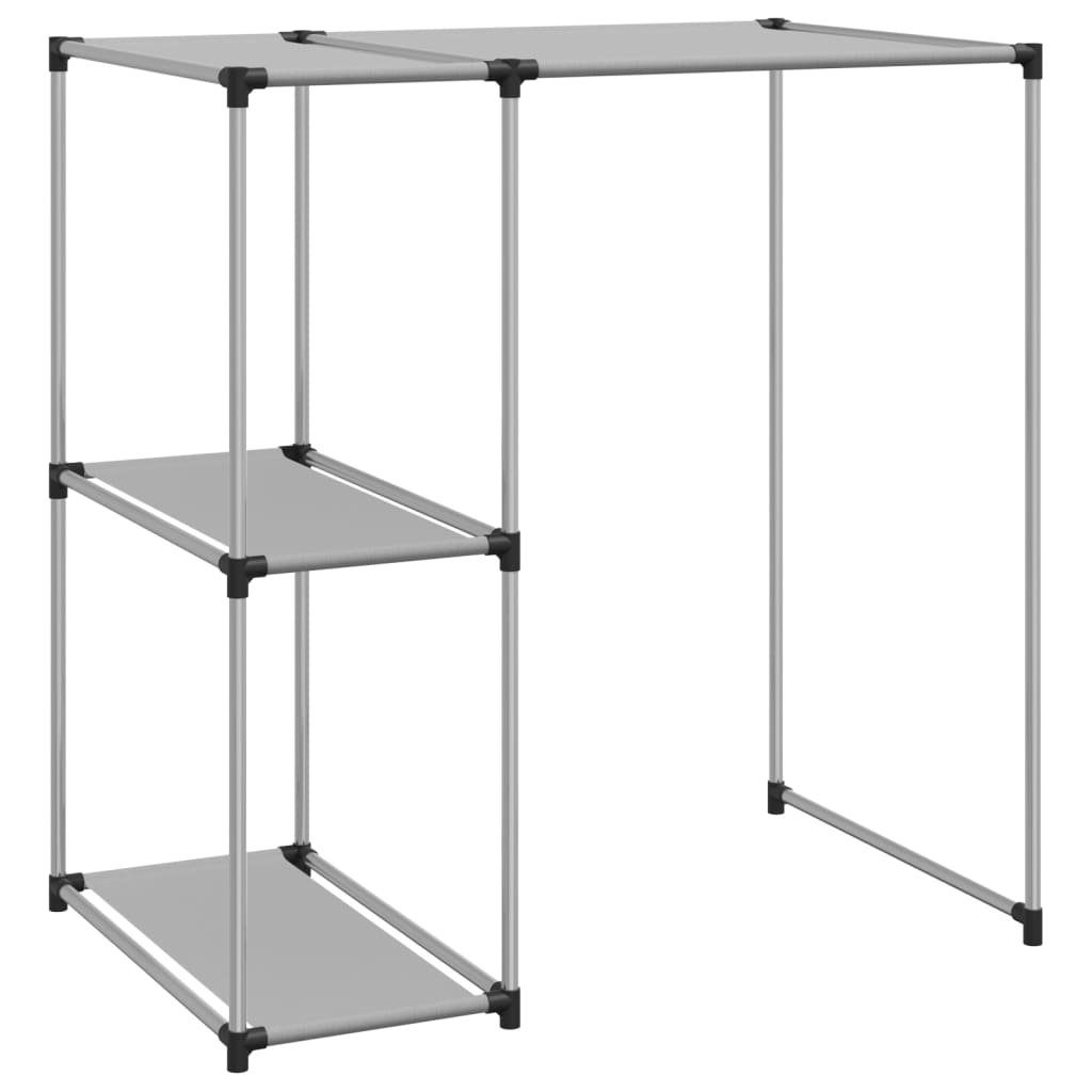 vidaXL Support de rangement sur la machine à laver Gris 87x55x90,5 cm