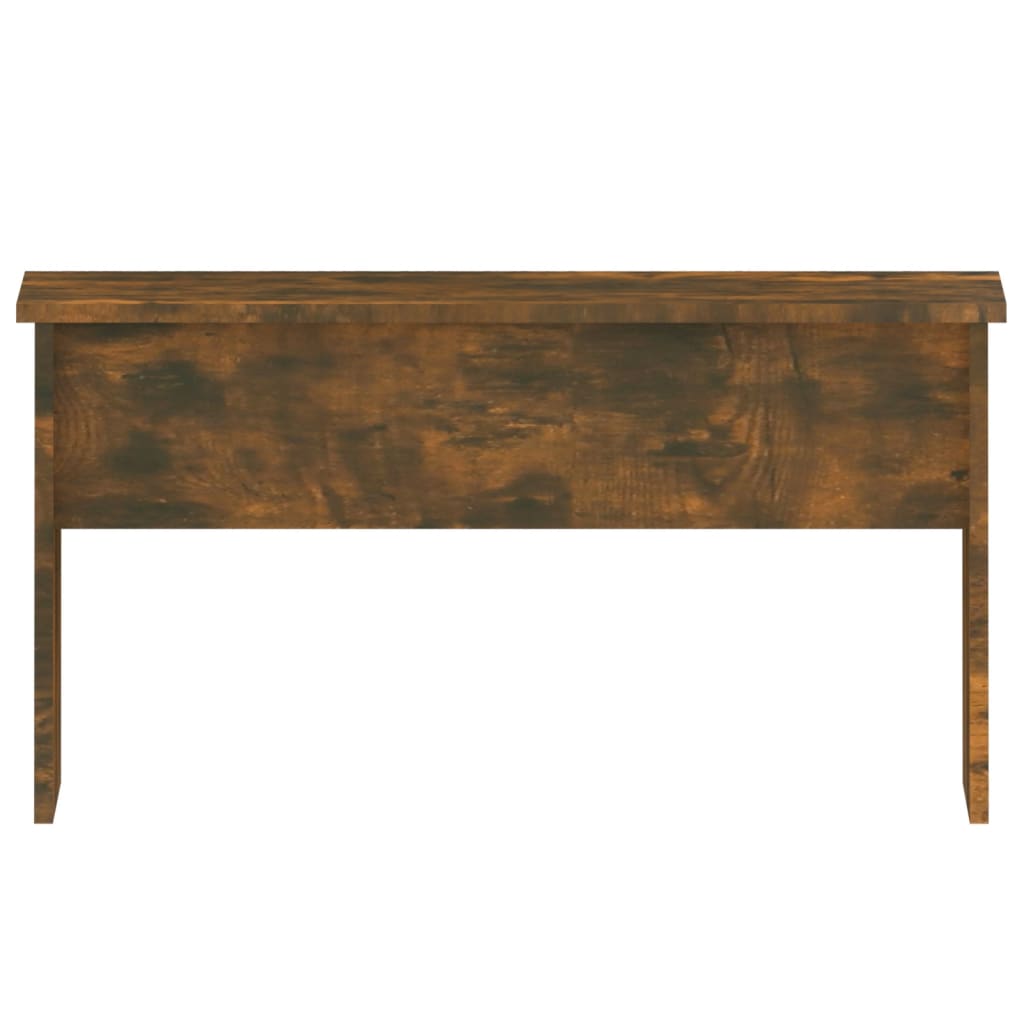 vidaXL Table basse Chêne fumé 80x50,5x41,5 cm Bois d'ingénierie