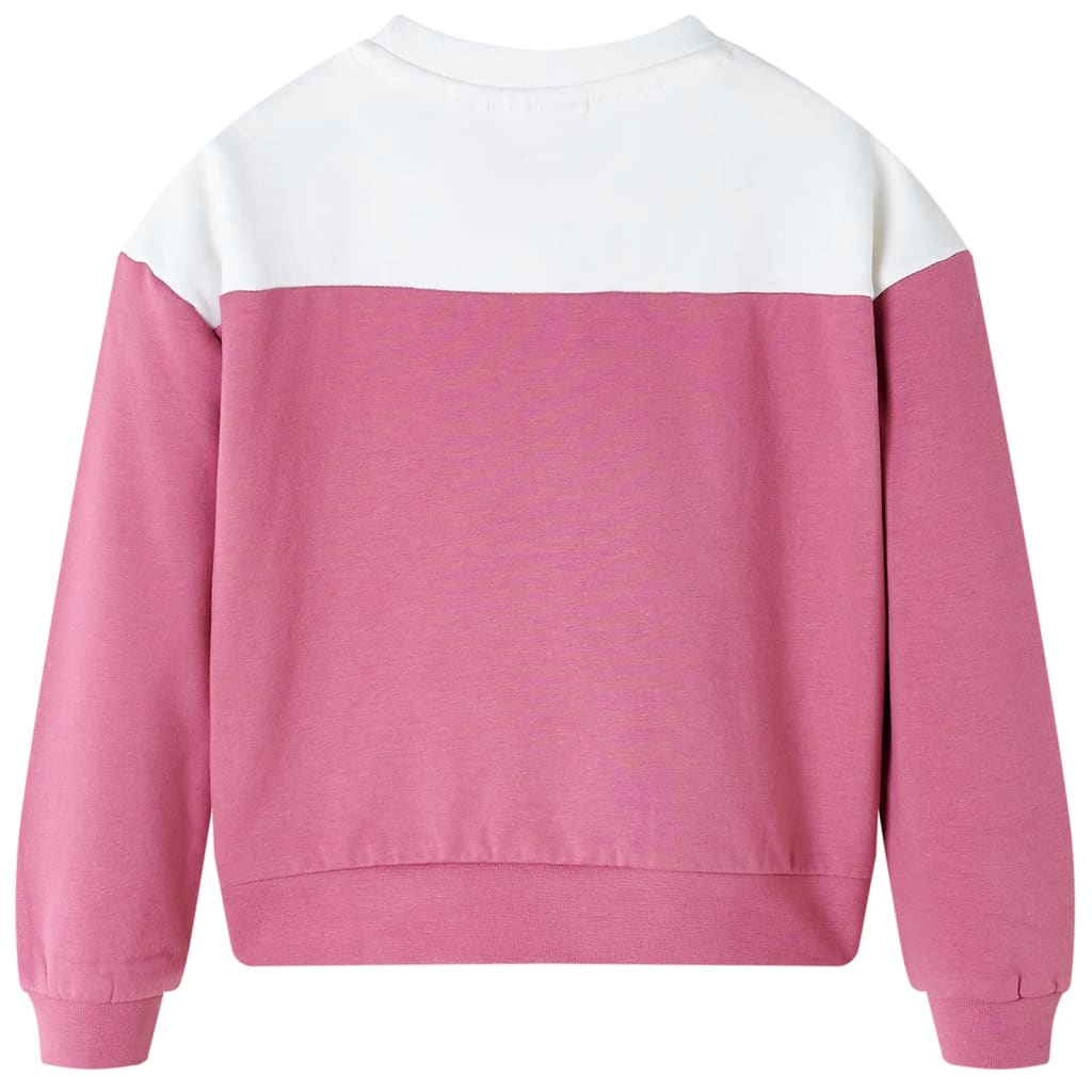 Sweatshirt pour enfants framboise 92