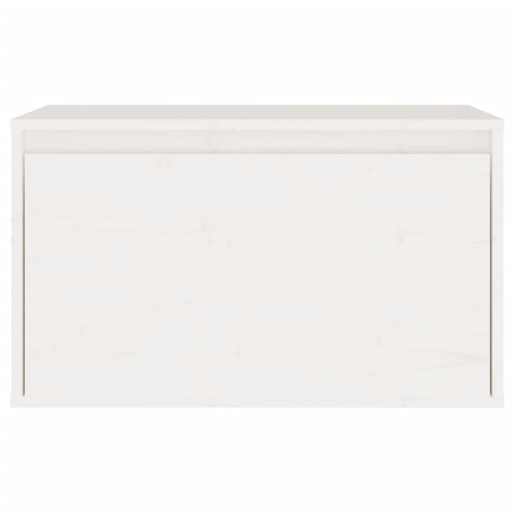 vidaXL Armoire murale Blanc 60x30x35 cm Bois de pin massif