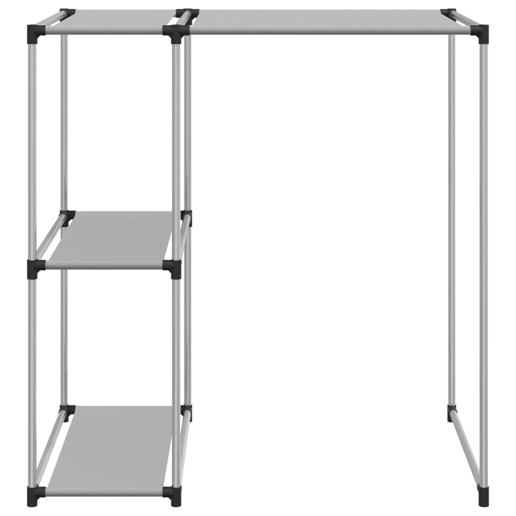 vidaXL Support de rangement sur la machine à laver Gris 87x55x90,5 cm