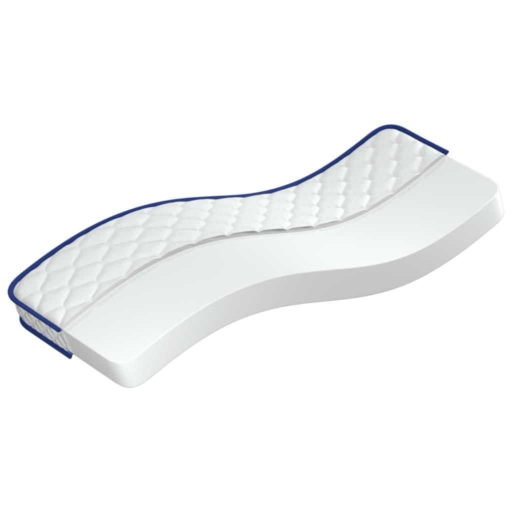 vidaXL Matelas en mousse à mémoire de forme blanc 70x200x17 cm