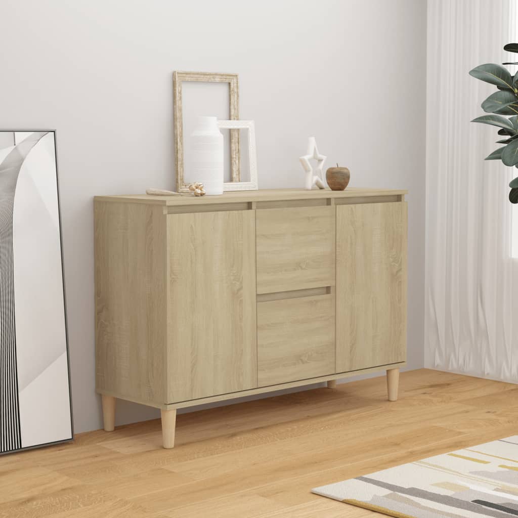 vidaXL Buffet chêne sonoma 101x35x70 cm bois d'ingénierie