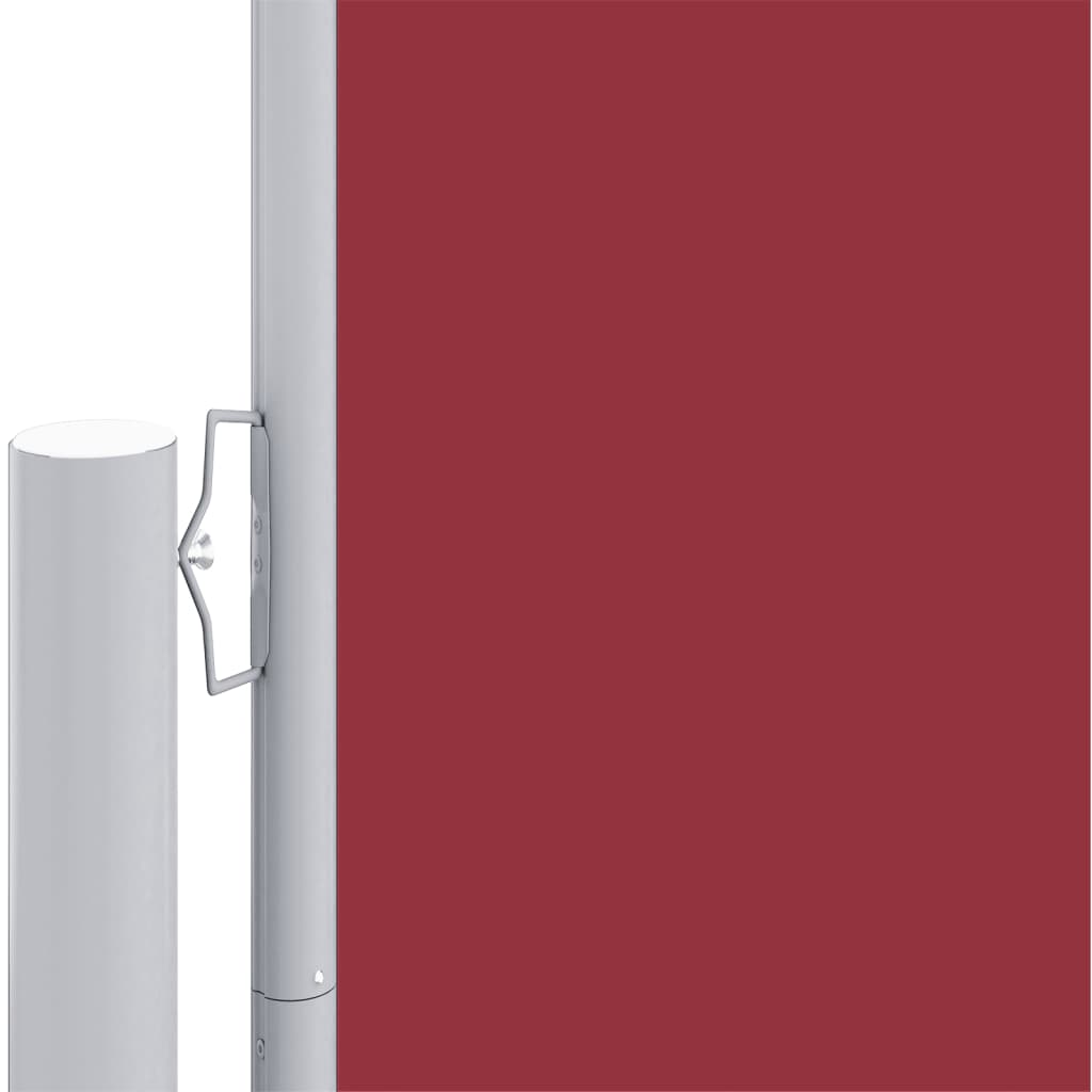 vidaXL Auvent latéral rétractable Rouge 200x1000 cm