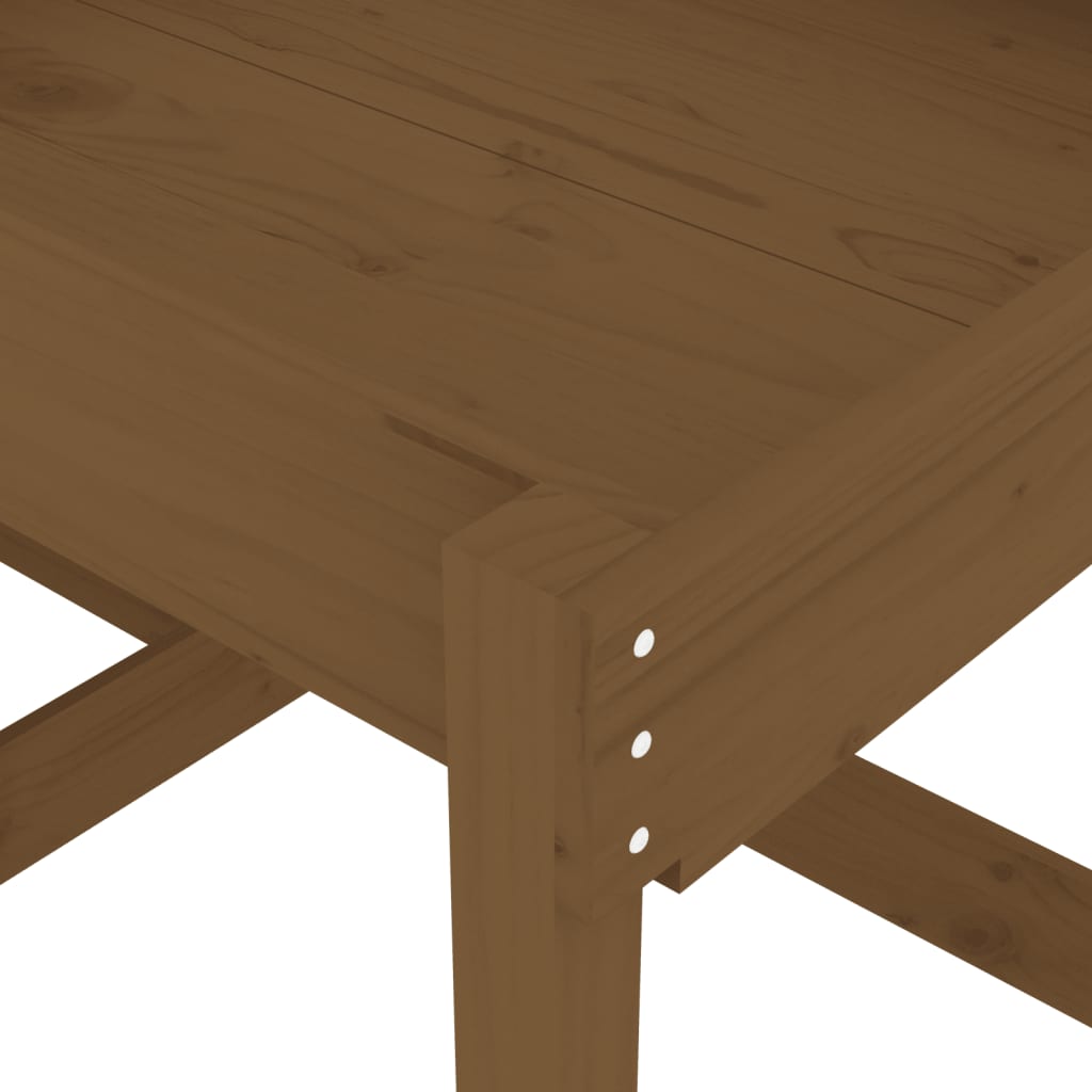 vidaXL Tables à sable 2 pcs marron miel bois de pin massif