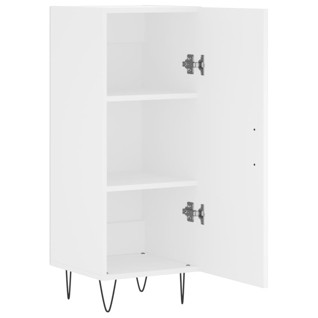 vidaXL Buffet blanc 34,5x34x90 cm bois d'ingénierie