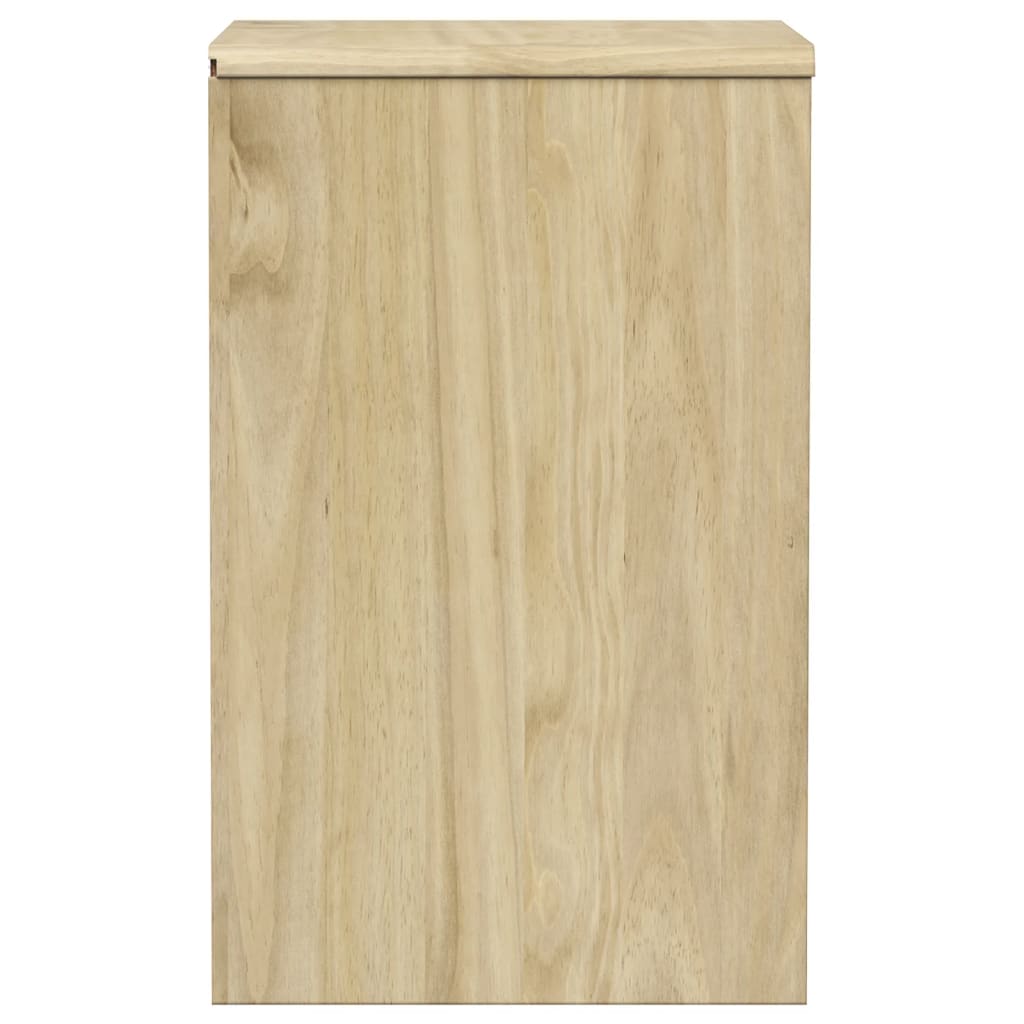 vidaXL Table de chevet SAUDA chêne 44x35x56 cm bois de pin massif