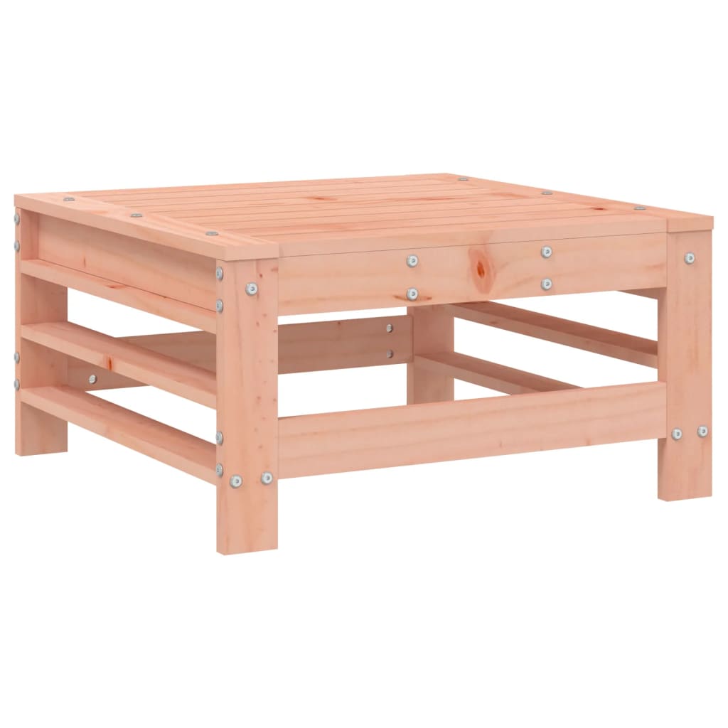 vidaXL Repose-pieds de jardin et coussins lot de 2 bois massif douglas