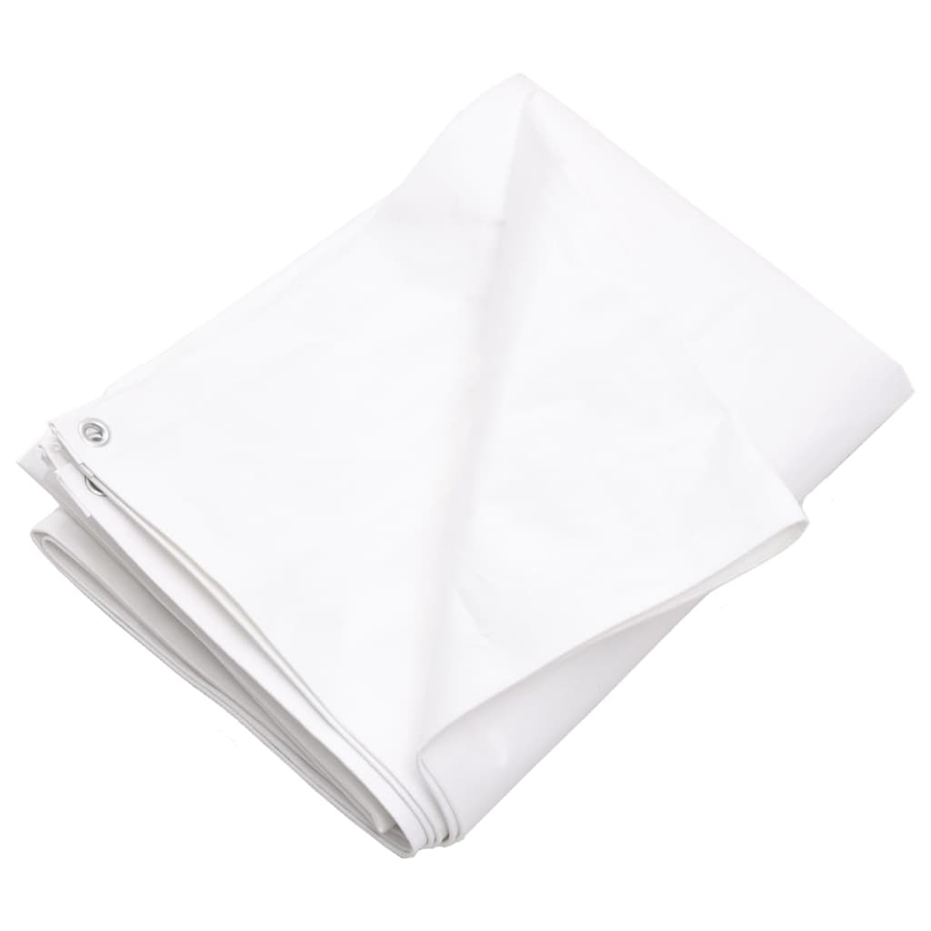 vidaXL Bâche 260 g/m² 3x3 m Blanc PEHD