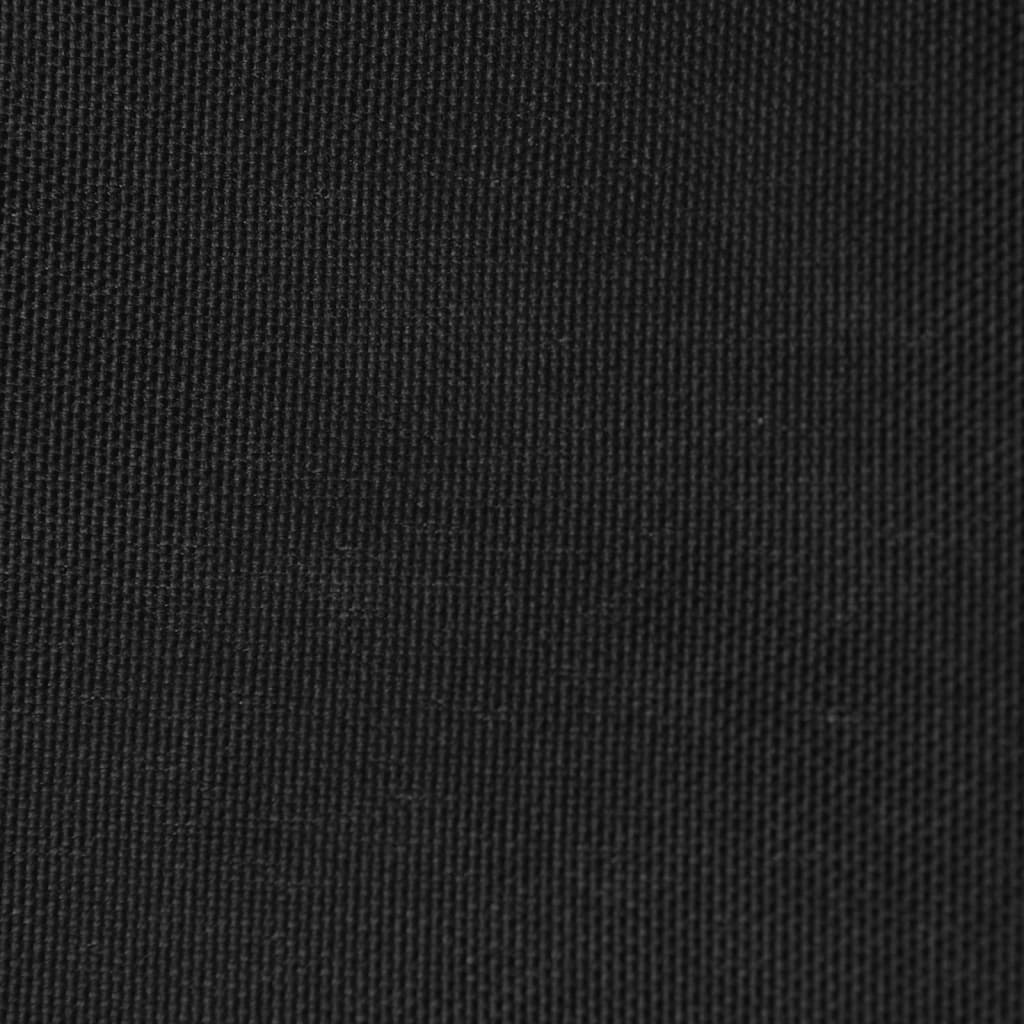 vidaXL Voile de parasol tissu oxford carré 6x6 m noir